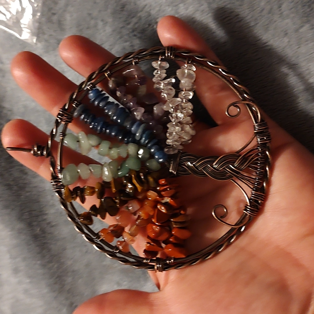 Chakra rainbow tree of life sun catcher - Picture 2 of 3